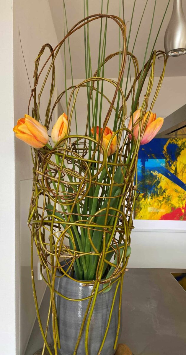 Weide und Blume