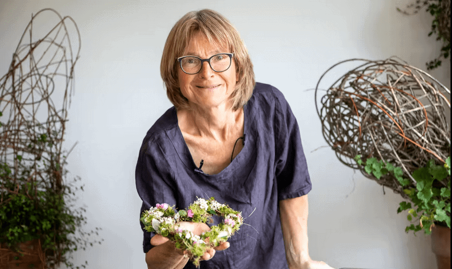 Floristik Herz mit Moos