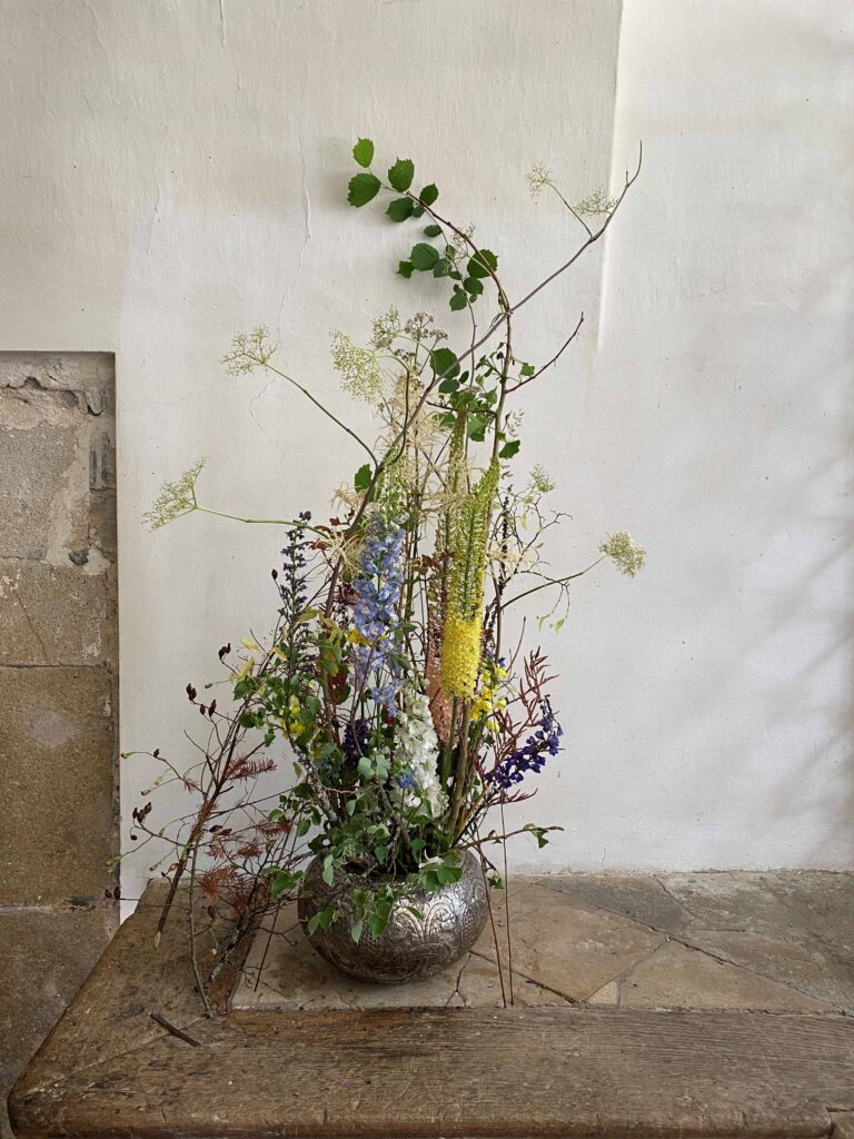 "Gestellte" Blumen