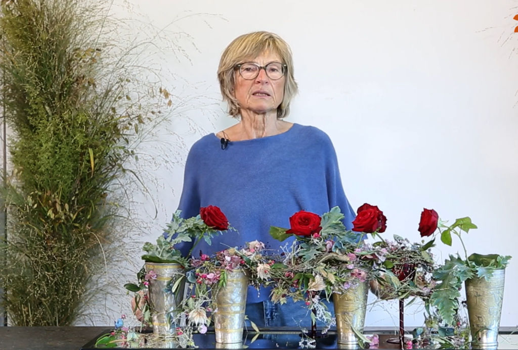 Rosen in der Reihe